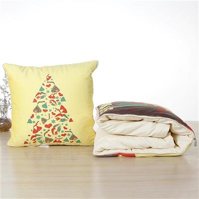 Christmas Plush cushion blanket 2 in 1 pillow blanket 