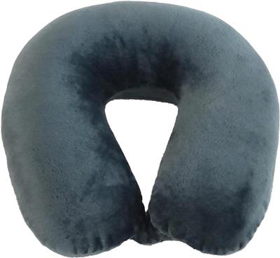 Travel Pillow,100% Pure Memory Foam U Shaped Neck Pillow,Super Lightweight Portable Headrest Great for Airplane Chair, Car,Home,Office,Sleeping Rest Cushion (Grey)