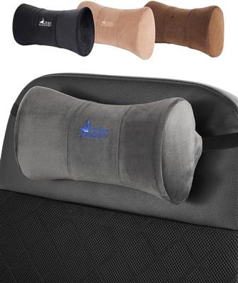 Travel Neck Pillow for Car or SUV, Boost your DRIVING COMFORT, High Grade - Memory Foam, Comfortable Headrest Cushion, Fits ALL VEHICLES