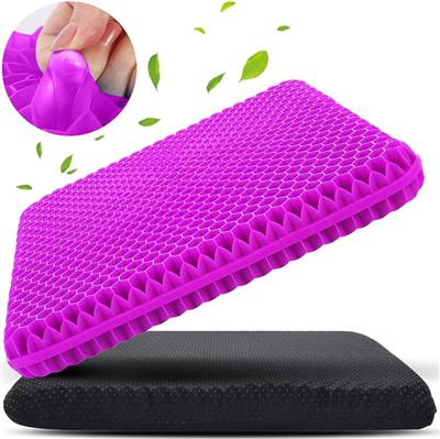 Gel Seat Cushion for Long Sitting (Super Large & Thick), Soft & Breathable, Gel Chair Cushion for Wheelchair, for Hip Pain, Gel Seat Cushion for Office Chair