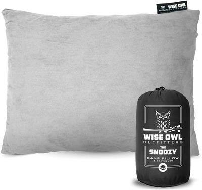 Outfitters Camping Pillow - Camping Essentials and Travel Pillow for Airplanes, Camping, and Travel - Memory Foam Washable Pillow - Small/Medium