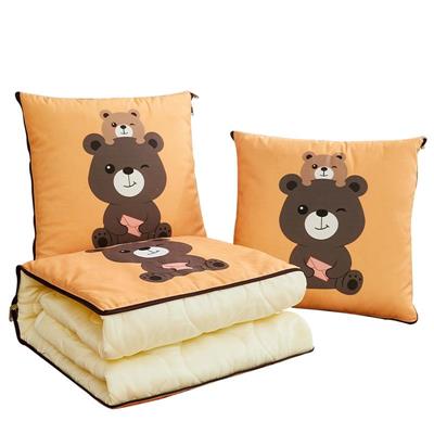 Air conditioner quilt Plush cushion blanket 2 in 1 pillow blanket 