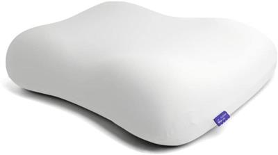 Deep Sleep Pillow, Patented Ergonomic Contour Design for Side & Back Sleepers, Orthopedic Cervical Shape Gently Cradles Head & Provides Neck Support & Shoulder Pain Relief - Calm Grey